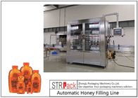PLC制御蜂蜜の瓶の満ちるライン自動液体の満ちるラインGMPの標準